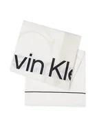 Apaszki i szaliki damskie - Calvin Klein Chusta Monologo K60K611981 Biały - miniaturka - grafika 1