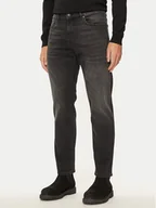 Spodnie męskie - Boss Jeansy Maine 50528351 Czarny Regular Fit - miniaturka - grafika 1