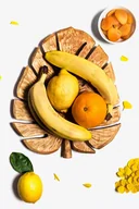 Tace i patery - Patera drewniana liść monstery - miniaturka - grafika 1