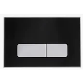Przyciski spłukujące - BALNEO F0303020205-1 Przycisk spłukujący do stelażu podtynkowego IXO BLACK - miniaturka - grafika 1