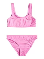 Stroje kąpielowe dla dziewczynek - Roxy zestaw Bikini Bralette Dziewczyna Różowy 14 - miniaturka - grafika 1