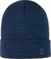 Czapki damskie - Buff Czapka BUFF MERINO HEAVYWEIGHT BEANIE SOLID NIGHT BLUE - miniaturka - grafika 1