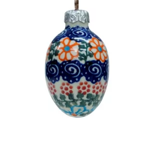 Ceramiczna pisanka mała Ceramika Bolesławiec - Wielkanoc - miniaturka - grafika 1