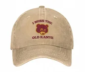 Czapki i chusty sportowe męskie - Czapka z daszkiem I Miss The Old Kanye West YE rap prezent streetwear - miniaturka - grafika 1