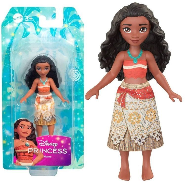 Mattel Disney Princess Lalka mini księżniczka Vaiana: Skarb oceanu ZA6047 EDUKAMP