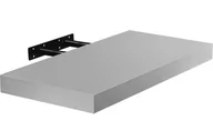 Półki do salonu - Stilista Półka ścienna Volato wolnowisząca srebrna, 90 cm - miniaturka - grafika 1
