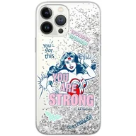 Etui i futerały do telefonów - ERT GROUP etui na telefon Apple Iphone XS, case oryginalny i oficjalnie licencjonowany przez DC, wzór Wonder Woman 025, optymalnie dopasowane, z efektem płynnego brokatu - miniaturka - grafika 1