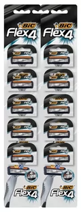 BIC Maszynka do golenia BIC Flex 4 karta 10 BIC - Pozostałe kosmetyki - miniaturka - grafika 1