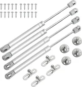 Zawiasy, okucia i inne akcesoria - Hydrauliczny pręt podporowy, 4 szt. siłownika gazowego do zawiasów drzwi kuchennych, 150N, (ze śrubami) - miniaturka - grafika 1