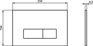 Przyciski spłukujące - Ideal Standard ProSys Oleas Przycisk WC biały R0122AC - miniaturka - grafika 1