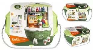 Supermarket z akcesoriami koszyk MEGA CREATIVE 461109 - Zabawy w naśladowanie dorosłych - miniaturka - grafika 1