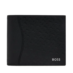Duży Portfel Męski BOSS 50542388 Czarny - Portfele - miniaturka - grafika 1