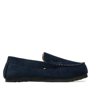 Kapcie Tommy Hilfiger Driver House Shoe FM0FM05224 Granatowy - Kapcie męskie - miniaturka - grafika 1
