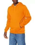 Bluzy męskie - Build Your Brand Męska bluza z kapturem Heavy Hoody dla mężczyzn, jednokolorowa, z kieszenią typu kangurka i ściągaczami, rozmiar XS do 5XL, dostępna w wielu kolorach, Paradise Orange, 5XL - miniaturka - grafika 1