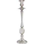Świeczniki - Cosmo Light Świecznik DIANA L nikiel D01745 Cosmo Light D01745 - miniaturka - grafika 1