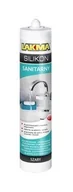 Silikony - Silikon sanitarny Lakma szary 280ml - miniaturka - grafika 1