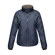 Kurtki damskie - Regatta damska profesjonalna damska kurtka z kapturem wodoodporna polarowa podszewka bomberka z ukrytym kapturem kurtka granatowy Size: 14 - miniaturka - grafika 1