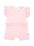 Kombinezony dla dzieci - Dziewczęcy rampers różowy Nicol r.62 - miniaturka - grafika 1