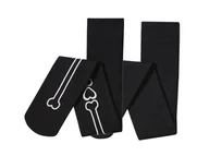 Rajstopy dziecięce - lupilu® Rajstopy termiczne dziecięce na Halloween, 2 pary (Czarny, 122/128) - miniaturka - grafika 1