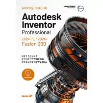 Autodesk Inventor Professional 2024 PL/2024+. Fusion 360. Metodyka efektywnego projektowania - Podstawy obsługi komputera - miniaturka - grafika 1