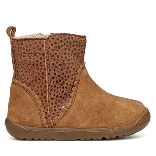 Kozaki Geox B Macchia Girl B264PA 00722 C6627 Brązowy - Buty dla dziewczynek - miniaturka - grafika 1