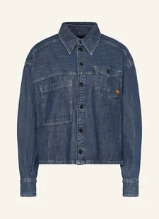 G-Star Raw Bluzka Jeansowa blau - Bluzki damskie - miniaturka - grafika 1