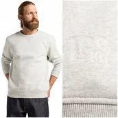 Bluzy męskie - Lee 101 SWEATSHIRT Sharp Grey Mele PREMIUM szara bawełniana bluza męska S - LEE - miniaturka - grafika 1