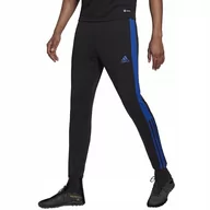 Dresy męskie - Spodnie męskie adidas Tiro Essential czarno-niebieskie HM7920 S - miniaturka - grafika 1