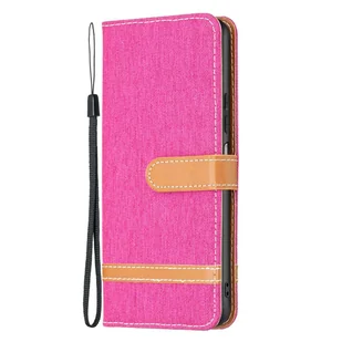 King Design Etui kompatybilne z Xiaomi Redmi Note 11 / Note 11S Global Etui na telefon komórkowy ze skóry syntetycznej - Etui na telefon komórkowy różowo-czerwone - Etui i futerały do telefonów - miniaturka - grafika 1