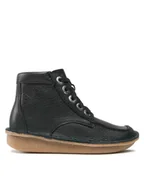 Botki damskie - Clarks Botki Funny Cedar 261738844 Czarny - miniaturka - grafika 1