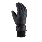 Odzież trekkingowa męska - Dziecięce Rękawiczki VIKING VIKING RIMI 120/20/5421/09 – Czarny - miniaturka - grafika 1