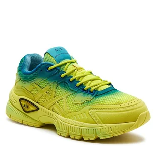 Sneakersy Armani Exchange XUX189 XV813 T715 Yellow+Blue - Półbuty męskie - miniaturka - grafika 1