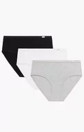 Majtki damskie - 3-pack figi damskie Classic 3CLP-004-CZA/BIA/SZMJ, Kolor czarno-biało-szary, Rozmiar M, ATLANTIC - Primodo.com - miniaturka - grafika 1
