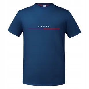 Koszulka męska PARIS elegancki stylowy minimalistyczny wzór T-shirt męski - Koszulki męskie - miniaturka - grafika 1