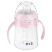 Kubki dla dzieci - LOVI Pierwszy kubek z ustnikiem różowy 35/353, 150ml - miniaturka - grafika 1