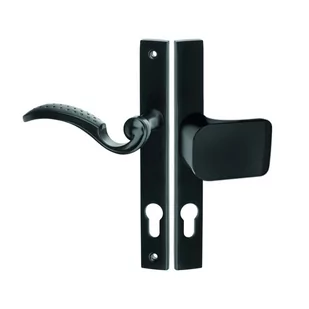 Kuchinox Klamko-uchwyt Baron 90 mm na wkładkę prawy czarny - Klamki - miniaturka - grafika 1