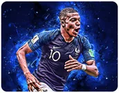 Podkładki pod mysz - PODKŁADKA POD MYSZKĘ KYLIAN MBAPPE Z IMIENIEM 23x19CM DO LAPTOPA - miniaturka - grafika 1