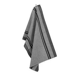 Komplet 6 czarnych bawełnianych ścierek kuchennych Tiseco Home Studio Waffle, 50x70 cm - Ściereczki, gąbki, czyściki - miniaturka - grafika 1