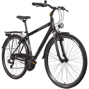 Rower trekkingowy INDIANA X-Road 1.0 M23 28 cali męski Czarny  | Raty - Rowery - miniaturka - grafika 1