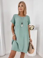 Sukienki - SUKIENKA TANIRA MIĘTOWA ONE SIZE - Ubra - miniaturka - grafika 1