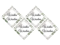 Wesele i ślub - Zawieszki z wstążeczką na wódkę weselną - 12 szt. - miniaturka - grafika 1