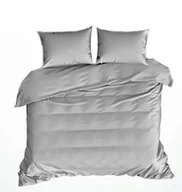 Pościel - pościel z flaneli 200x220 + 2x poszewka F 236 szara - miniaturka - grafika 1