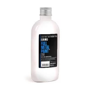 Tusz GROG Full Metal Paint - 200 ml - bogota white - Podobrazia, bloki, papiery - miniaturka - grafika 1