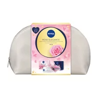 Zestawy kosmetyków damskich - Nivea Rose Elegance zestaw przeciwzmarszczkowy krem na dzień 50ml + przeciwzmarszczkowy krem na noc 50ml + kosmetyczka - miniaturka - grafika 1