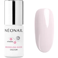 Lakiery hybrydowe - NeoNail - MODELING BASE CALCIUM - Kolorowa baza hybrydowa - 7,2 ml - 8624-7 BASIC PINK - miniaturka - grafika 1