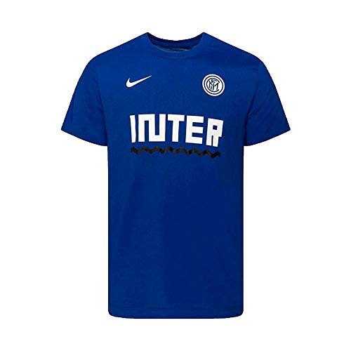 Nike Męski T-shirt Inter M Nk Dry Tee Core Match niebieski Rush Blue S