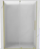 Ścianki i drzwi prysznicowe - Mexen Velar drzwi prysznicowe rozsuwane 160 cm, szron, złote szczotkowane - 871-160-000-31-55 - miniaturka - grafika 1