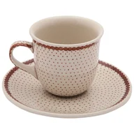 Filiżanki - Filiżanka Do Herbaty Kawy 180 Ml Ze Spodkiem - Ceramika Artystyczna Bolesławiec - miniaturka - grafika 1