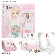 Kolorowanki, wyklejanki - Zestaw Dress Me Up Wedding Top Model z naklejkami 13529A - miniaturka - grafika 1