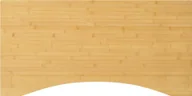 Pozostałe meble ogrodowe - vidaXL Blat do biurka, 110x55x4 cm, bambusowy - miniaturka - grafika 1